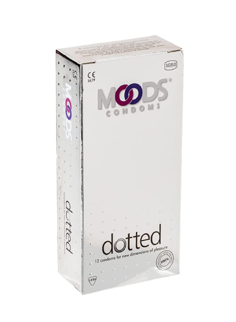 MOODS CONDOMS DOTTED 12`S